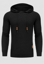 Jersey hombre punto texturizado capucha ajustable - Ciro