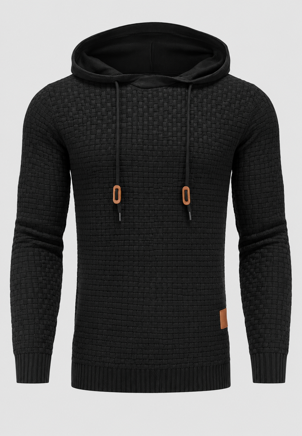 Jersey hombre punto texturizado capucha ajustable - Ciro