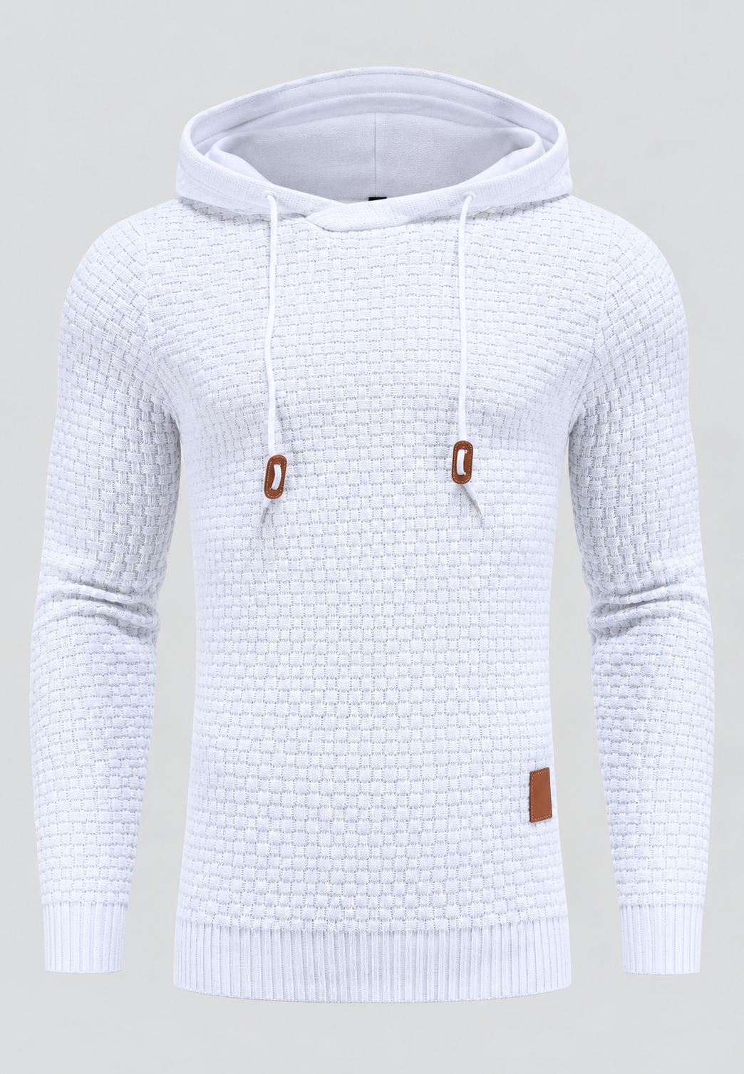 Jersey hombre punto texturizado capucha ajustable - Ciro