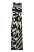 Kay - Maxi vestido de punto con escote redondo