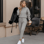 Conjunto para mujer de dos piezas efecto punto - Ameline