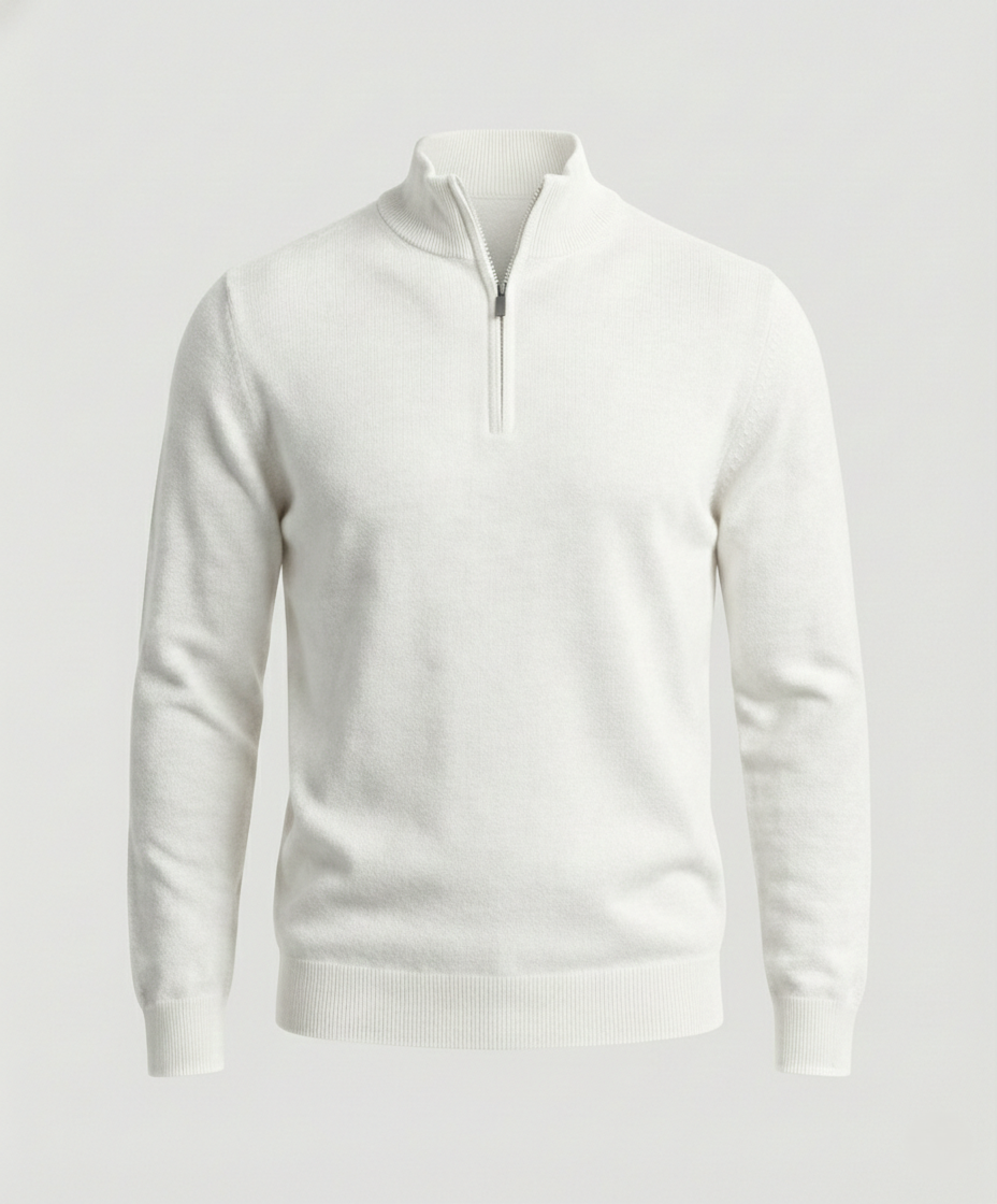 Suéter premium de media cremallera para hombre - Tiago