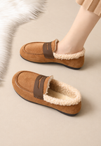 Mocasín mujer efecto ante interior efecto borreguito - Naira