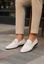 Mocasines hombre hebilla metálica diseño clásico - René