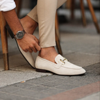 Mocasines hombre hebilla metálica diseño clásico - René