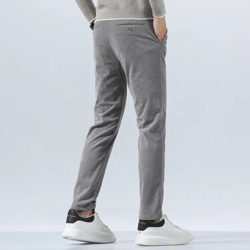 Pantalón de pana hombre pinzas bolsillos laterales - Corvin