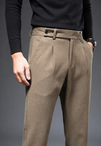 Pantalón casual de corte recto con pinzas - Viktor