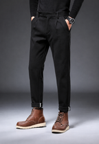 Pantalón casual de corte recto con pinzas - Viktor