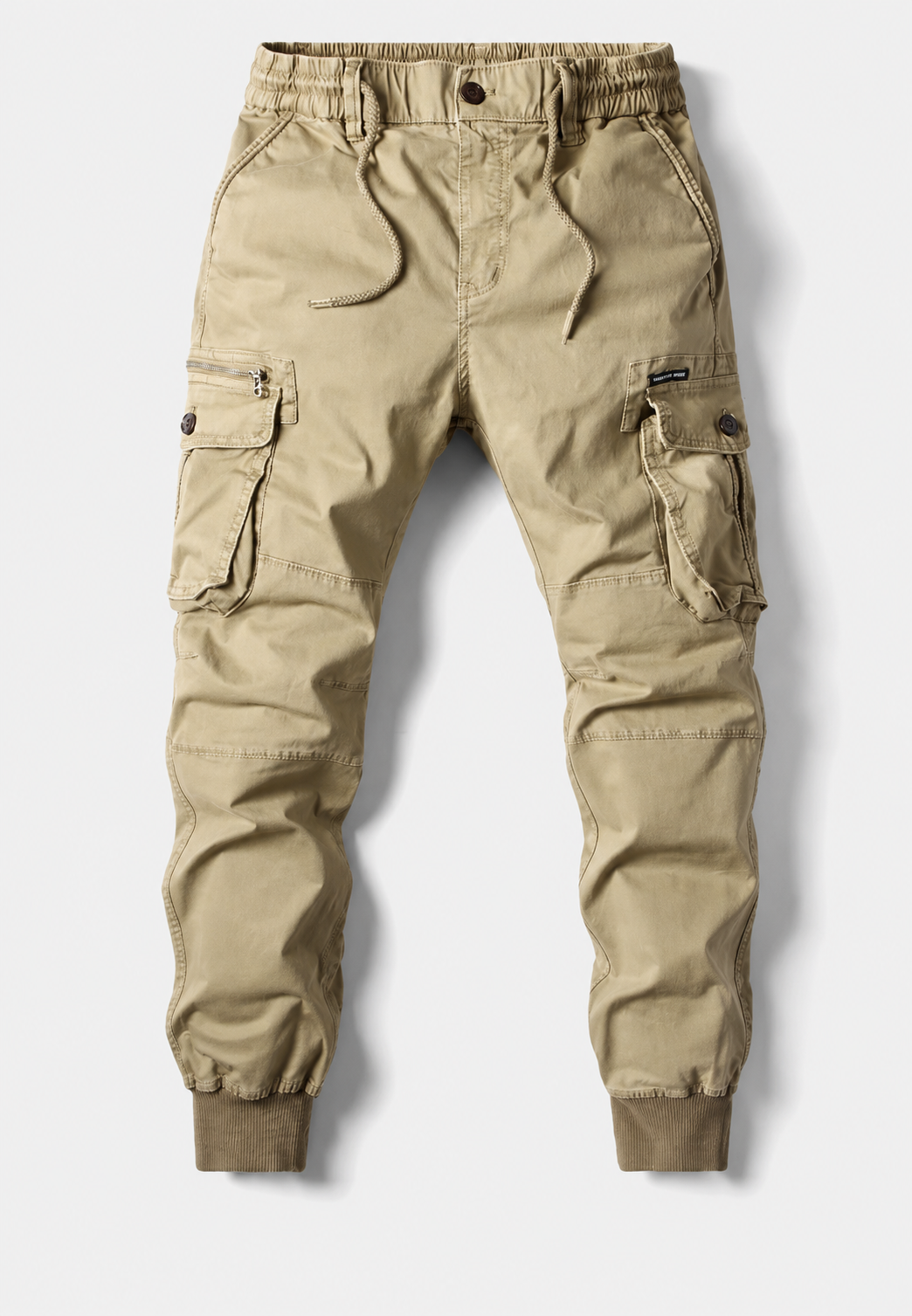 Pantalón jogger cargo hombre multibolsillos con cremallera - Nicolai