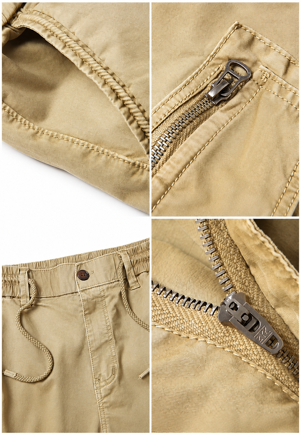 Pantalón jogger cargo hombre multibolsillos con cremallera - Nicolai