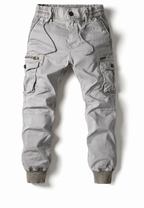 Pantalón jogger cargo hombre multibolsillos con cremallera - Nicolai