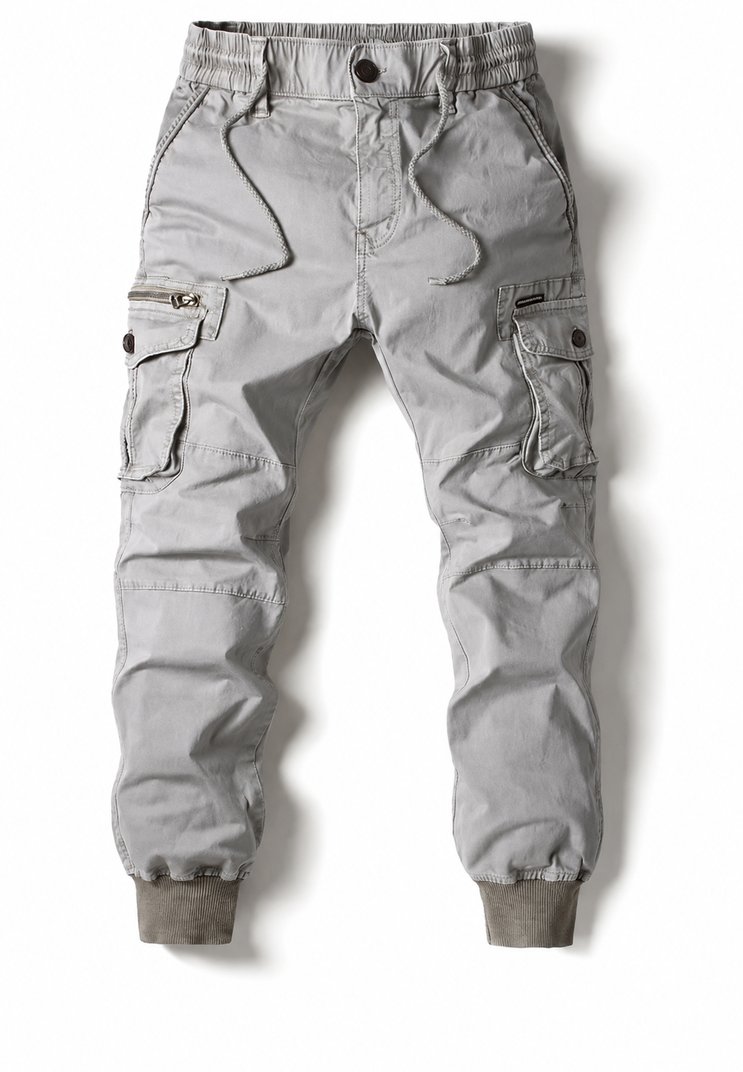 Pantalón jogger cargo hombre multibolsillos con cremallera - Nicolai