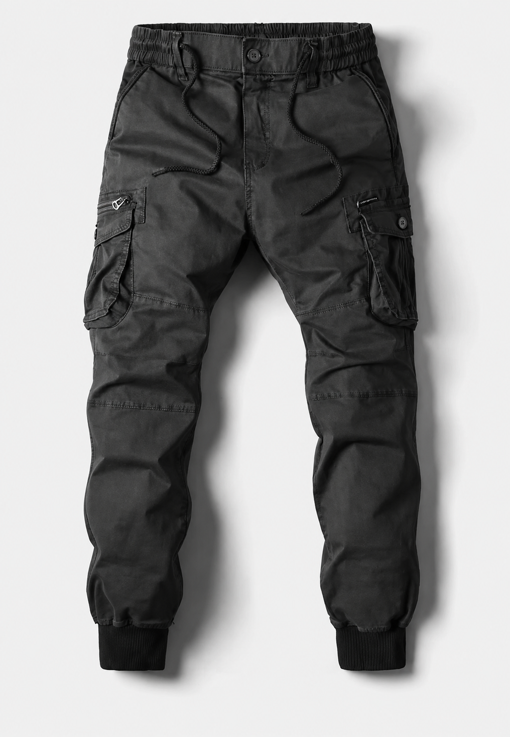 Pantalón jogger cargo hombre multibolsillos con cremallera - Nicolai