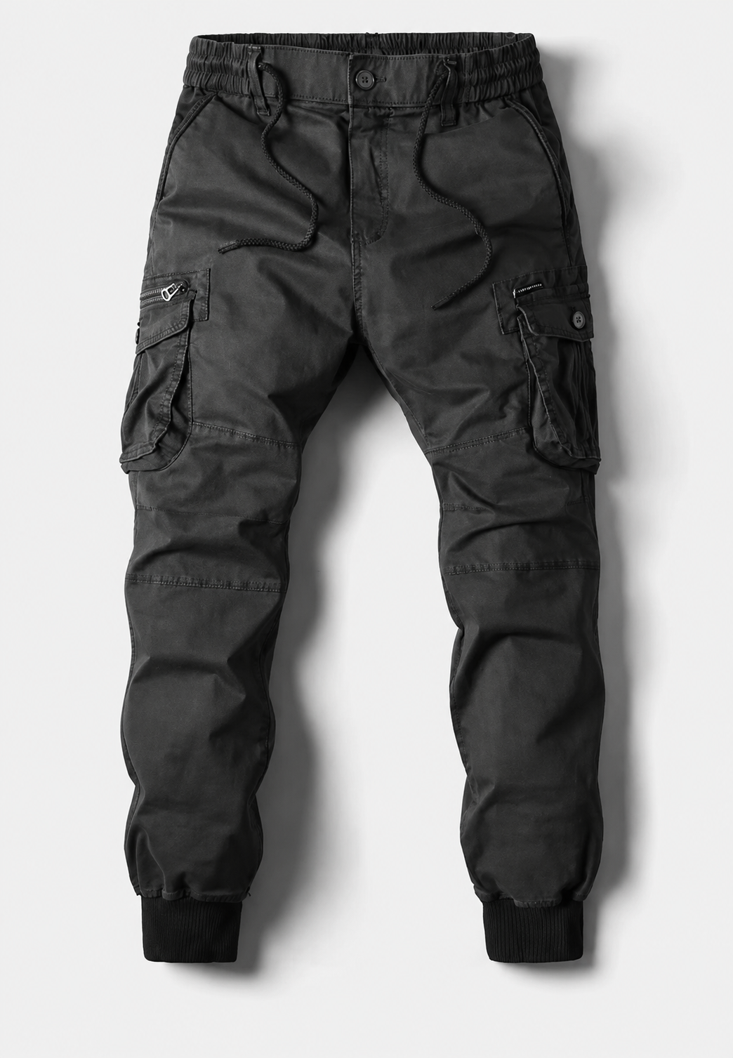 Pantalón jogger cargo hombre multibolsillos con cremallera - Nicolai