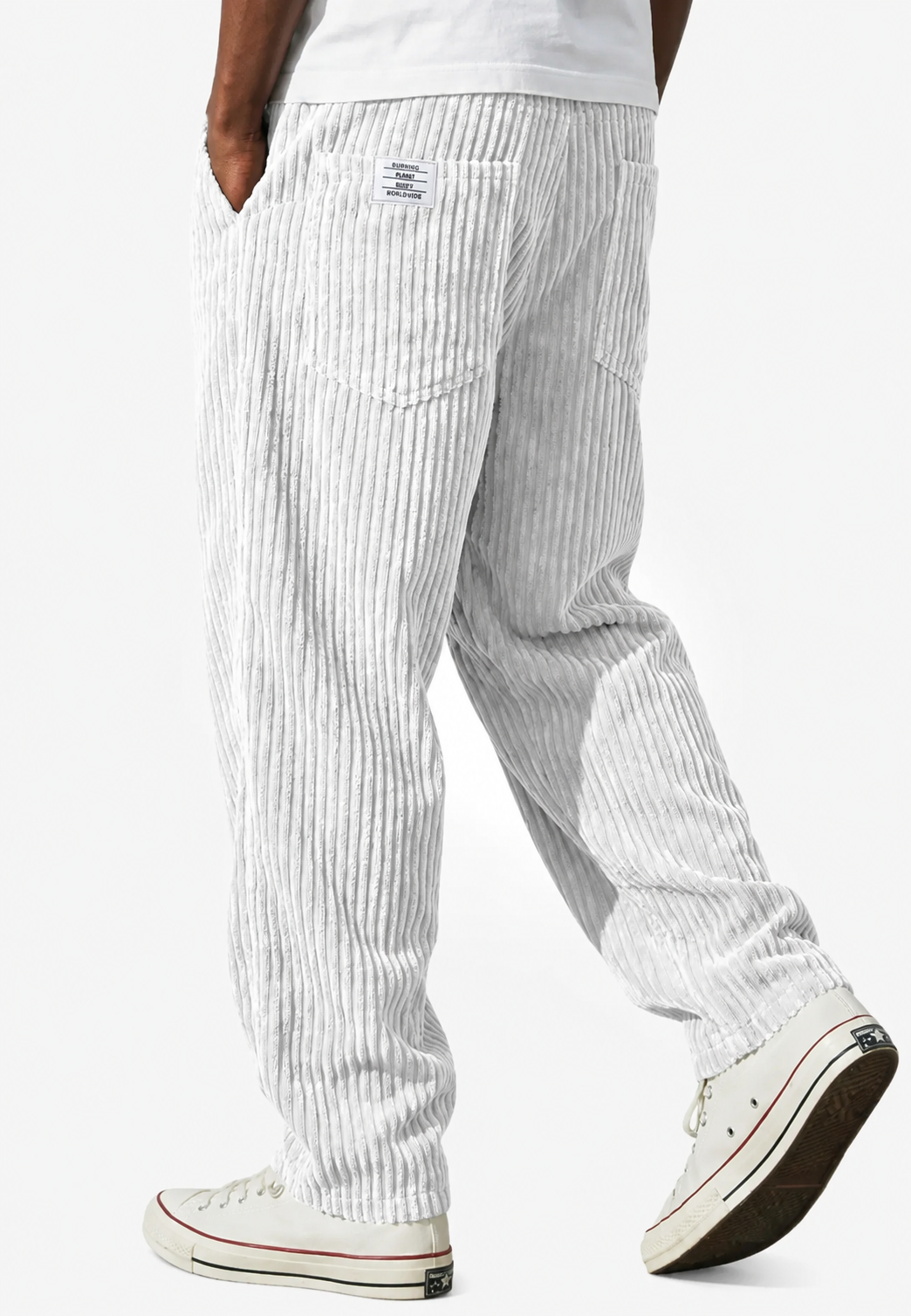 Pantalón de pana hombre corte holgado con bolsillos - Bastian