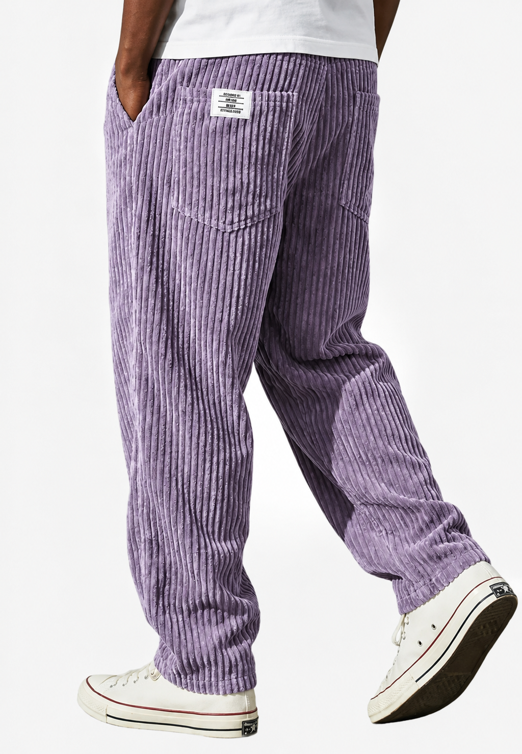 Pantalón de pana hombre corte holgado con bolsillos - Bastian