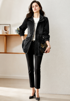Parka vaquera mujer cintura ajustable bolsillos delanteros - Svea