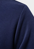 Polo hombre manga larga cuello contraste botonadura corta - Cassian