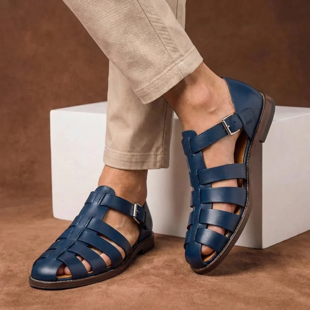 Sandalias elegantes para hombre con tiras hebilla - Lennard