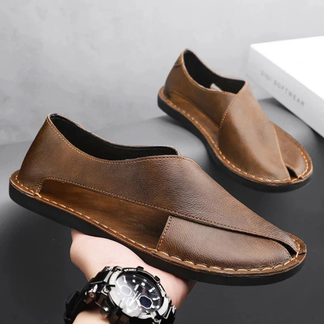 Sandalias hombre cerradas empeine cruzado - Andi