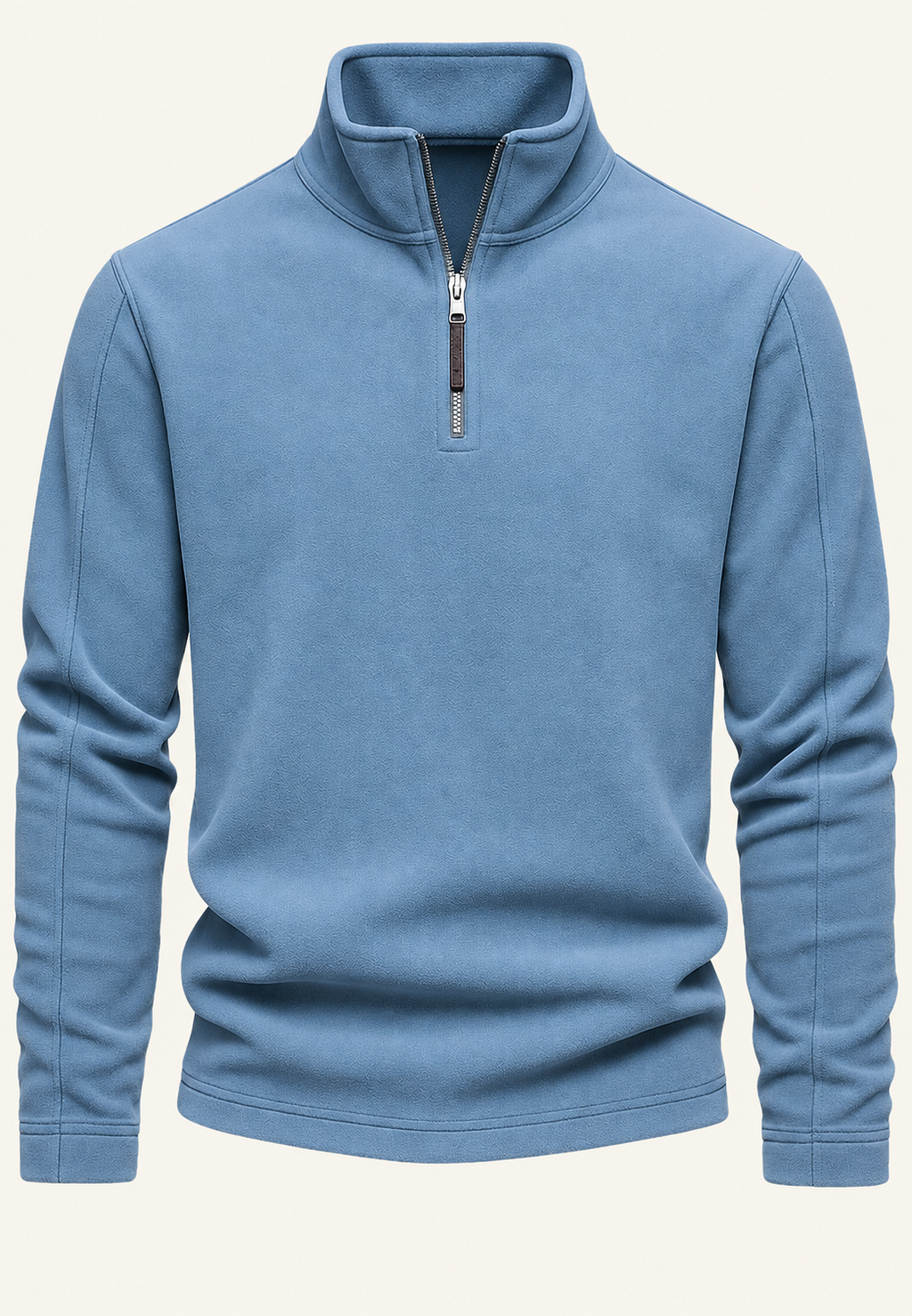 Sudadera hombre cuello alto media cremallera - Calder