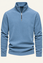 Sudadera hombre cuello alto media cremallera - Calder