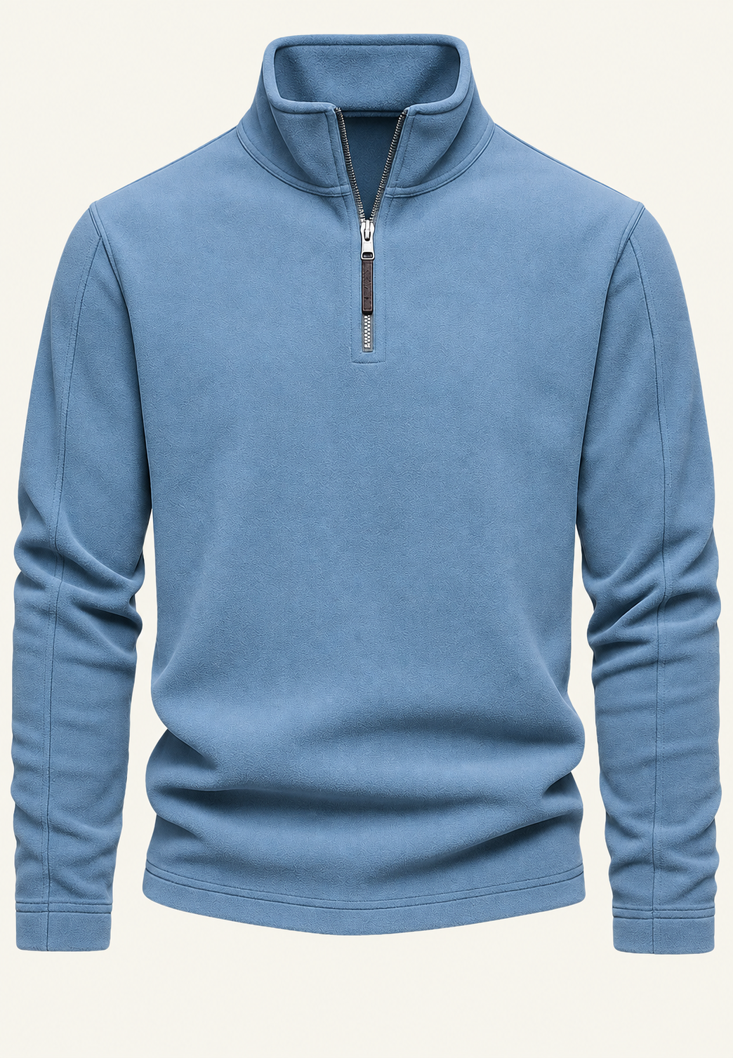 Sudadera hombre cuello alto media cremallera - Calder