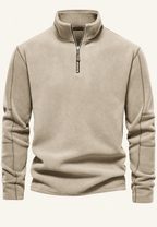 Sudadera hombre cuello alto media cremallera - Calder