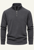 Sudadera hombre cuello alto media cremallera - Calder
