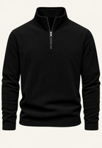 Sudadera hombre cuello alto media cremallera - Calder