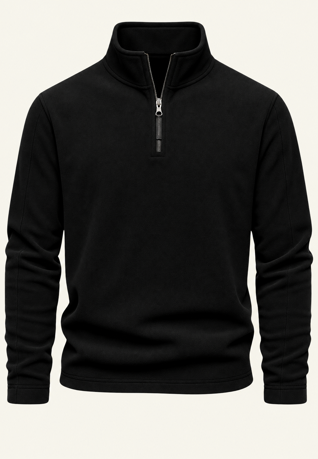Sudadera hombre cuello alto media cremallera - Calder