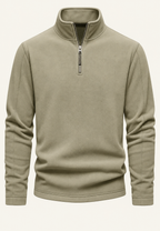 Sudadera hombre cuello alto media cremallera - Calder