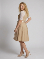 Vestido dirndl mujer cordones delantal bordado - Grecia