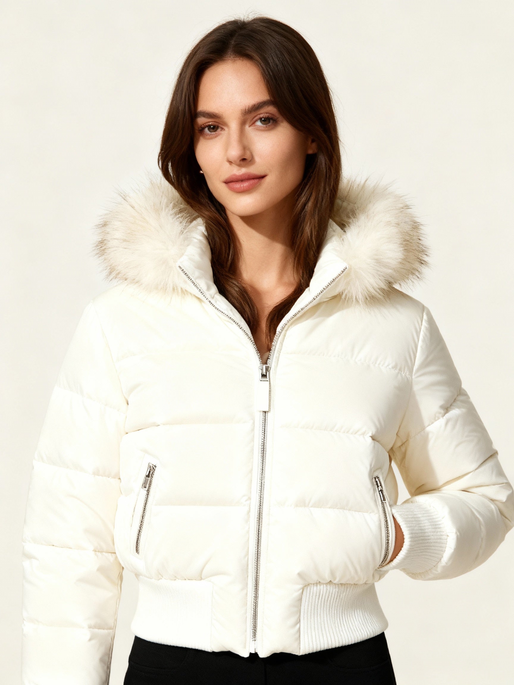 Chaqueta acolchada para mujer de silueta corta - Ragnel