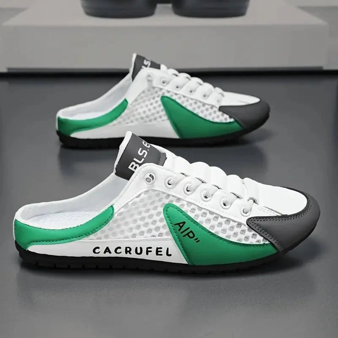 Zapatillas deportivas hombre paneles perforados cordones - Elias