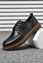 Zapato derby hombre casual cordones suela dentada - Halden
